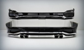 Modellista Обвес для Lexus LX570 2016+ (черный) две насадки