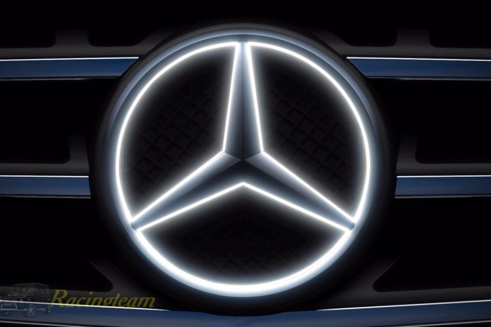 Тюнинг Mercedes X GL Эмблема решетки радиатора с подсветкой - AGS Tuning