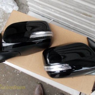 Зеркала Toyota Land Cruiser 200 (в сборе) рестайлинг (черный) Зеркала Toyota Land Cruiser 200 (в сборе) рестайлинг (черный)