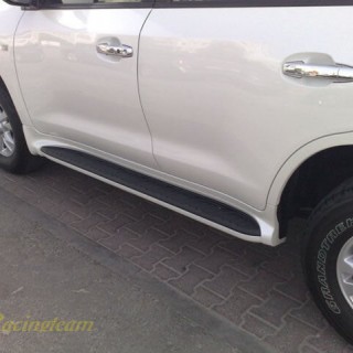 Пороги Toyota Land Cruiser 200 белый перламутр Пороги Toyota Land Cruiser 200 белый перламутр