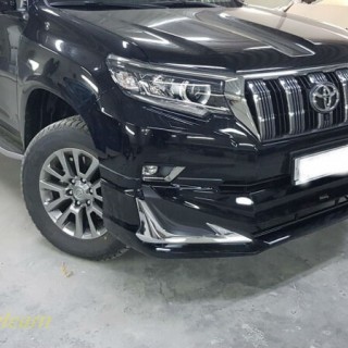 Юбка бампера Toyota Land Cruiser Prado-150 черные Юбка бампера Toyota Land Cruiser Prado-150 черные