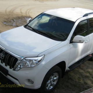Рейлинги на крышу Toyota Land Cruiser Prado 150 (чёрные) Рейлинги на крышу Toyota Land Cruiser Prado 150 (чёрные)